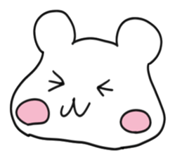 Girl rabbit.Warm my heart sticker #9518581