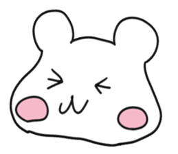 Girl rabbit.Warm my heart sticker #9518581