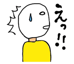 Osyaberi man sticker #9518715