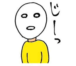 Osyaberi man sticker #9518734