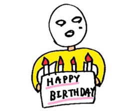 Osyaberi man sticker #9518735