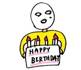 Osyaberi man sticker #9518735