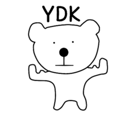 Nantaka's bear sticker sticker #9519393