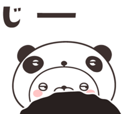 cute rabbit in panda -kanazawa- sticker #9519487