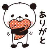 4 characters panda sticker #9519752