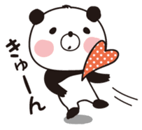 4 characters panda sticker #9519755