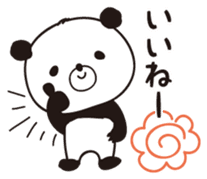 4 characters panda sticker #9519758