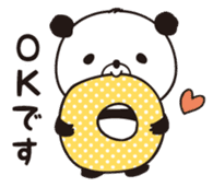 4 characters panda sticker #9519760