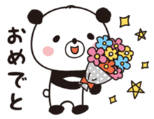 4 characters panda sticker #9519763