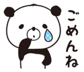 4 characters panda sticker #9519767