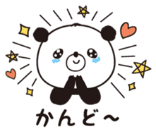4 characters panda sticker #9519773