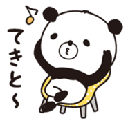 4 characters panda sticker #9519775