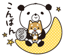 4 characters panda sticker #9519779