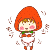 potechibi chan / Strawberry sticker #9519784