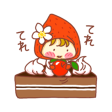 potechibi chan / Strawberry sticker #9519787