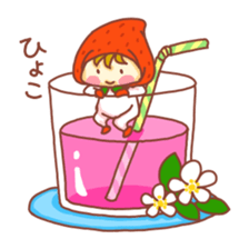 potechibi chan / Strawberry sticker #9519793