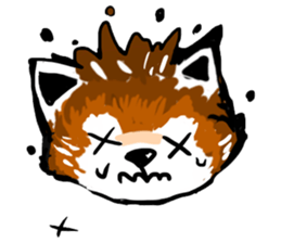 lesser panda's slow life sticker #9520024