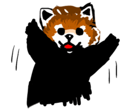 lesser panda's slow life sticker #9520025