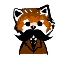 lesser panda's slow life sticker #9520027