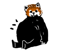 lesser panda's slow life sticker #9520039