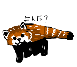 lesser panda's slow life sticker #9520041