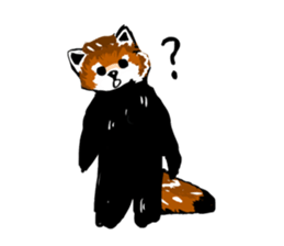 lesser panda's slow life sticker #9520050