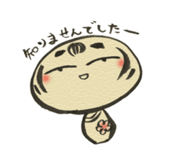 Unpleasant Kokeshi sticker #9520909