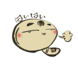 Unpleasant Kokeshi sticker #9520916