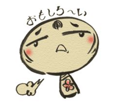 Unpleasant Kokeshi sticker #9520920