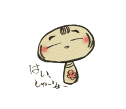 Unpleasant Kokeshi sticker #9520922