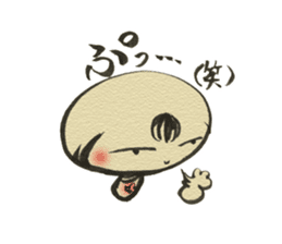 Unpleasant Kokeshi sticker #9520930