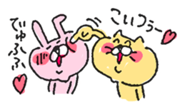 usata&nyakota&shiko-kumata sticker #9520948