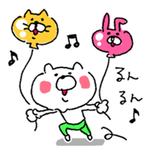 usata&nyakota&shiko-kumata sticker #9520953