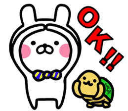 Rabbit & Tortoise EN sticker #9521065