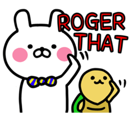 Rabbit & Tortoise EN sticker #9521066