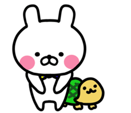 Rabbit & Tortoise EN sticker #9521072