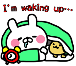 Rabbit & Tortoise EN sticker #9521079