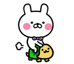 Rabbit & Tortoise EN sticker #9521080