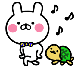 Rabbit & Tortoise EN sticker #9521081