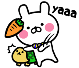 Rabbit & Tortoise EN sticker #9521085
