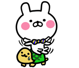 Rabbit & Tortoise EN sticker #9521087