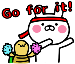 Rabbit & Tortoise EN sticker #9521088