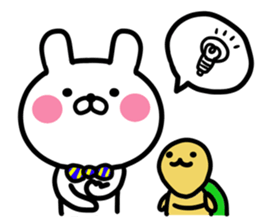 Rabbit & Tortoise EN sticker #9521090