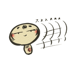 Unpleasant Kokeshi 2 sticker #9521985