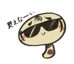 Unpleasant Kokeshi 2 sticker #9521994