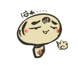Unpleasant Kokeshi 2 sticker #9522002