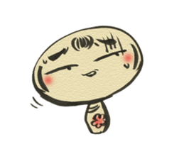 Unpleasant Kokeshi 2 sticker #9522008