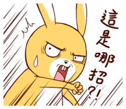 Ugly rabbit by BiBi sticker #9522853
