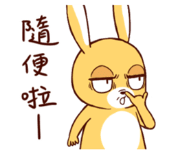 Ugly rabbit by BiBi sticker #9522861