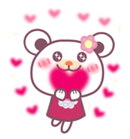 Happy Valentine's Day! Chocolate bear sticker #9523957